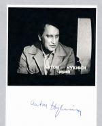 Autogram Anton Hykisch