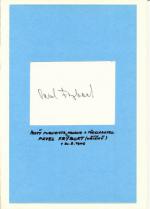 Autogram Pavel Frýbort
