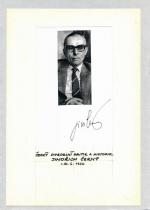 Autogram Jindřich Černý
