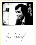 Autogram Jan Vedral 