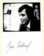 Autogram Jan Vedral