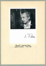 Autogram Ladislav Tůma 