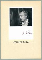 Autogram Ladislav Tůma