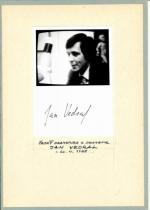 Autogram Jan Vedral