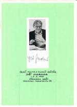Autogram Jiří Svoboda