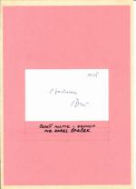 Autogram Karel Špaček
