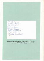 Autogram Olga Feldeková s rodinou