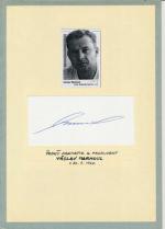Autogram Václav Marhoul 