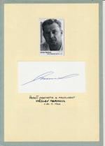 Autogram Václav Marhoul