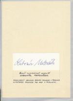 Lubomír Matoušek kreslíř