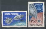 1969, Rumunsko Mi-**2779/80 kosmos