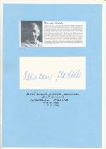 Miroslav Holub básník, esejista, imunolog