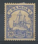 1900, Kolonie DR - Samoa Mi - *10