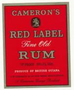 RED LABEL RUM