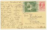 1909, Pohlednice, zálepka