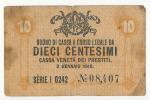 1918, Itálie 10 Centesimi