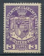 1917, Lichtenštejnsko Mi - *4