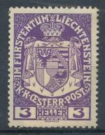 1917, Lichtenštejnsko Mi - *4