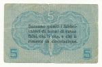 1918, Itálie 5 Centesimi