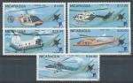 1988, Nikaragua Mi- 2879/83 letadla