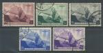 1938, Belgie Mi-466/70