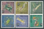 1965, Vietnam Mi-(*)387/92 krabi