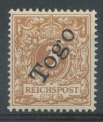 1897, Kolonie DR - Togo Mi - *3b