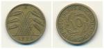 1925 A, 10 Reichspfennig