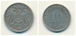 1908 F, 10 Pfennig