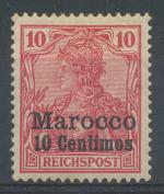 1900, Kolonie DR - Maroco Mi-*9