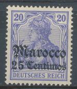 1900, Kolonie DR - Maroco Mi-*37