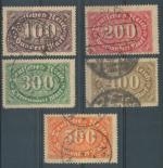 1922, Deutsches Reich Mi-219/23