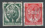 1934, Deutsches Reich Mi - 544/5