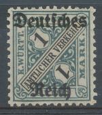 1920, Deutsches Reich Mi - D**64