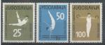 1963, Jugoslávie Mi **1049/51