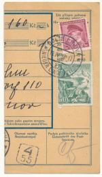 1938, Poš. průvodka Dolní Lipová