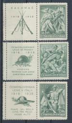 1938, Pof. **336/8, Čs. legie