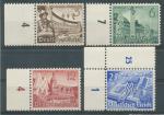 1940, Deutsches Reich Mi *739/42