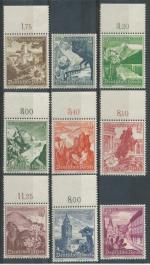 1938, Deutsches Reich Mi - *675/83