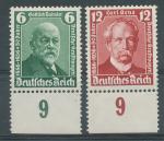 1936, Deutsches Reich Mi - *604/5