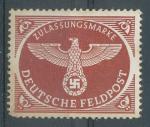 1942, Deutsches Reich Feldpost Mi **2A