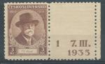 1935, Pof. **288, DČ 1, T.G.M.