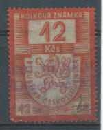 12 Kčs, 6 emise 1947