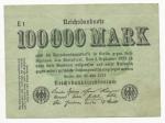 1923, 100 000 Marek s.E1