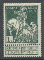 1910, Belgie Mi- *85 I