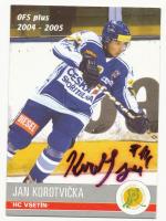 Jan Korotvička, OFS 04 - autogram