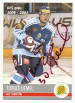 Tomáš Demel, OFS 04 - autogram