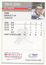 Tomáš Demel, OFS 04 - autogram