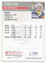 Marek Pinc, OFS 04 - autogram