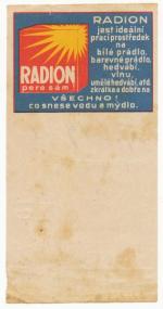 Účtenka RADION